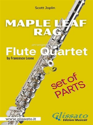 cover image of Maple Leaf Rag--Flute Quartet--Parts